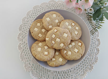 Valkosuklaa kaurakeksit